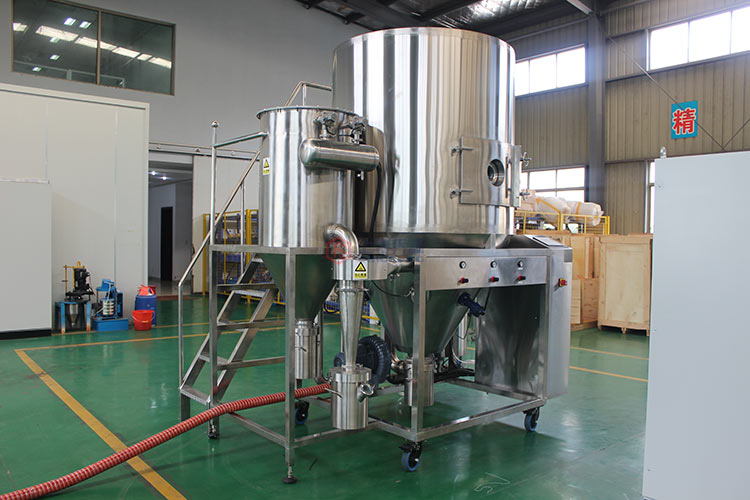 The working principle of spray drying granulator and which materials are suitable for?